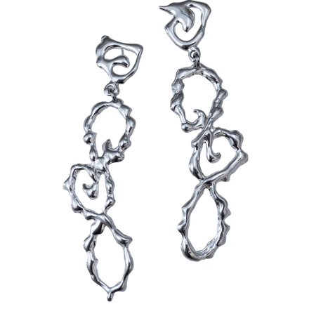 Fluid Wave Earrings
