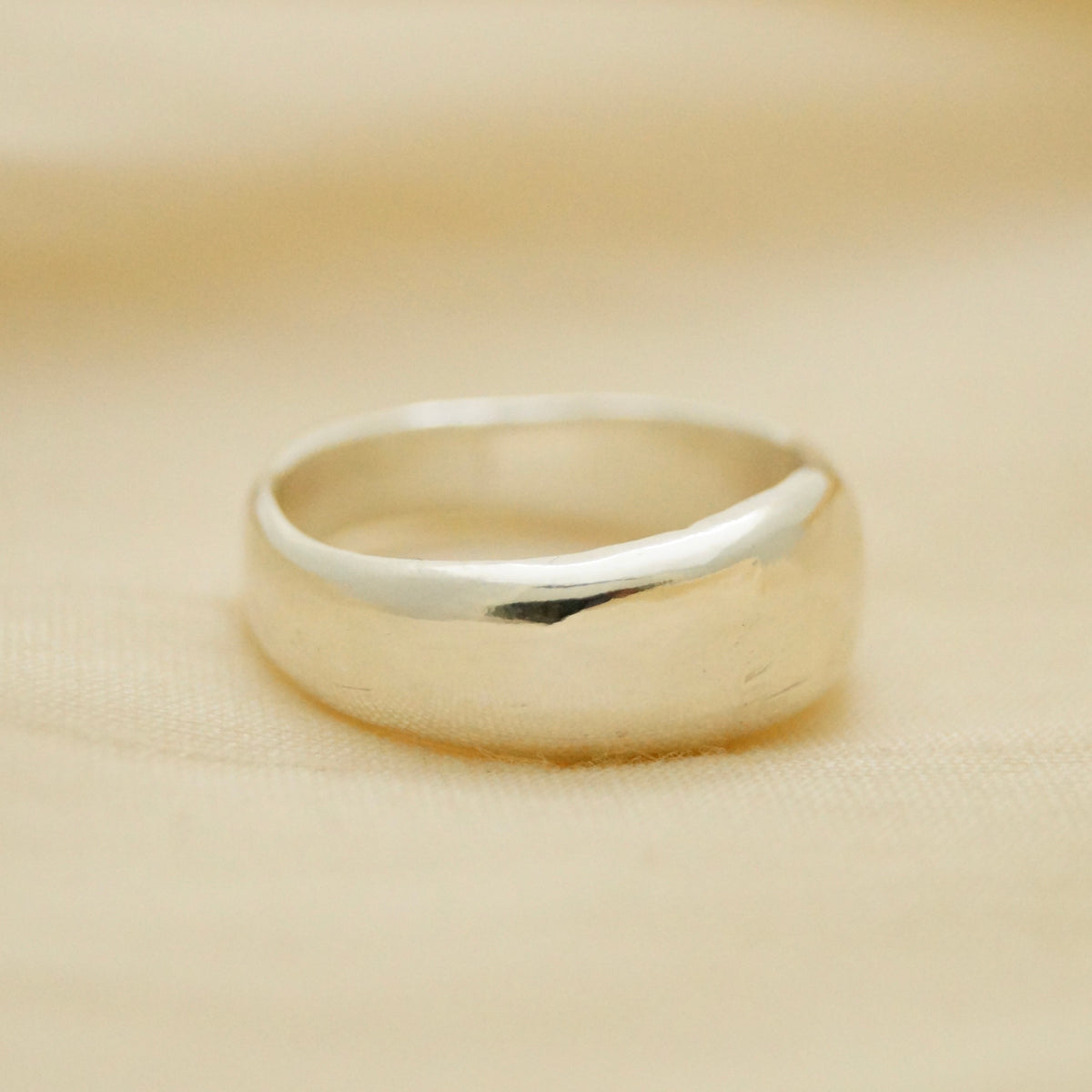 Thick Blob Ring handcrafted in 925 sterling silver